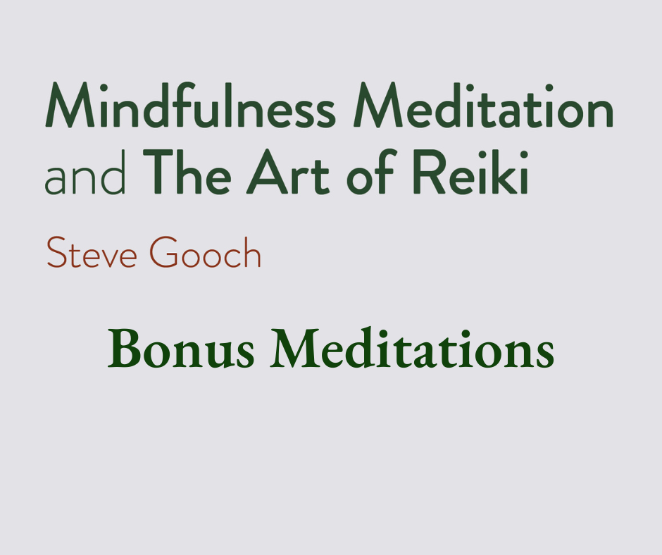 Cover for the Bonus Meditations for Mindfulness Meditation & The Art of Reiki